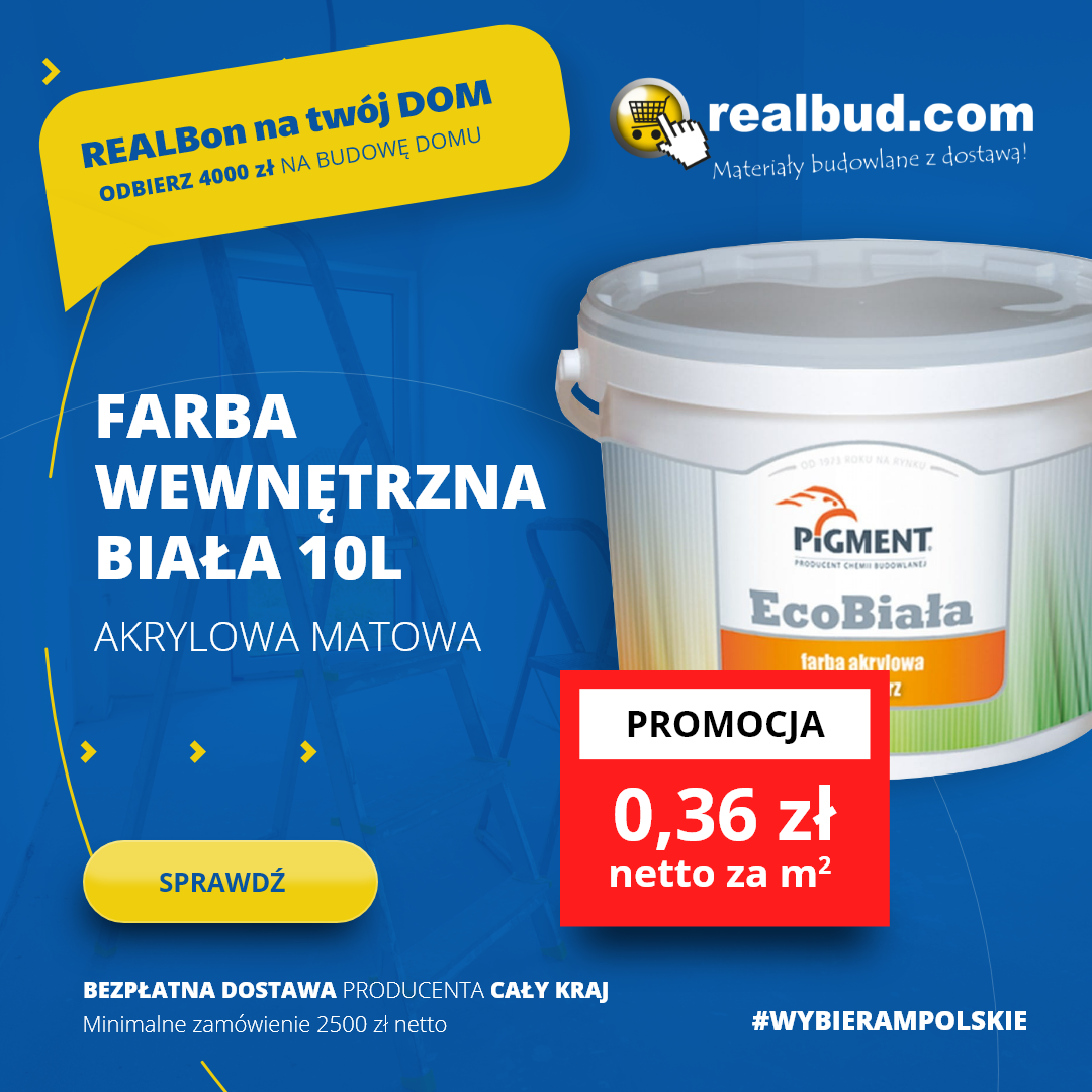 EcoBiała - Farba biała | realbud.com